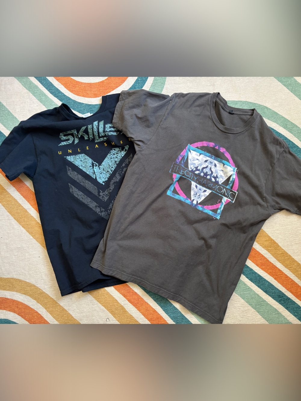 Christian Bands Graphic Short Sleeve Tee duo